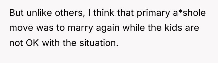 But unlike others, I think that primary a*shole move was...
