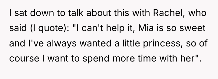 I sat down to talk about this with Rachel, who...