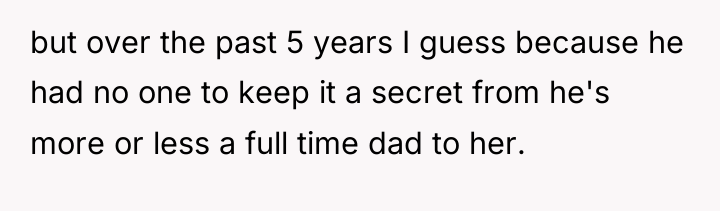 but over the past 5 years I guess because he...