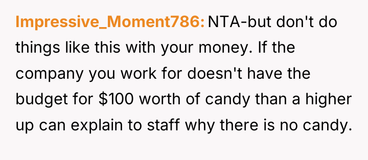 Impressive_Moment786 NTA-but don't do things like this with your money....