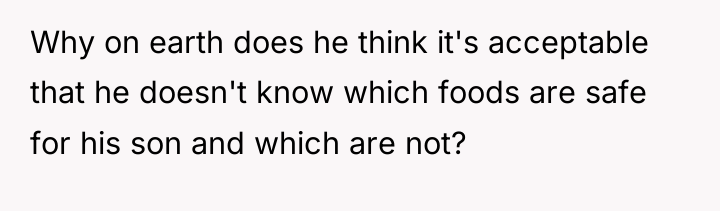 Why on earth does he think it's acceptable that he...
