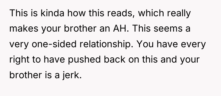 This is kinda how this reads, which really makes your...