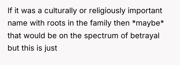 If it was a culturally or religiously important name with...