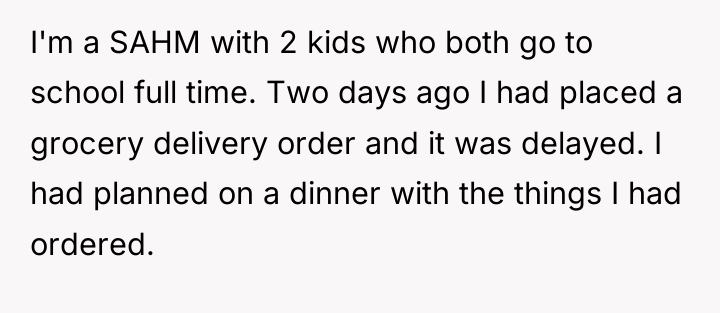 I'm a SAHM with 2 kids who both go to...