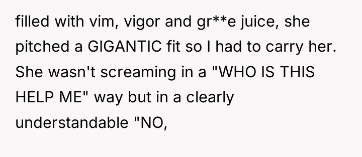 filled with vim, vigor and gr**e juice, she pitched a...