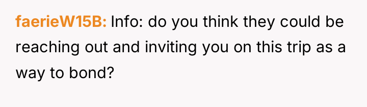 faerieW15B Info: do you think they could be reaching out...