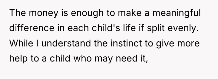 The money is enough to make a meaningful difference in...