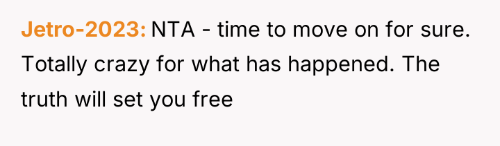 Jetro-2023 NTA - time to move on for sure. Totally...