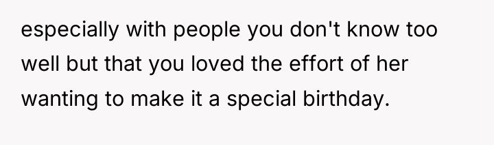 especially with people you don't know too well but that...