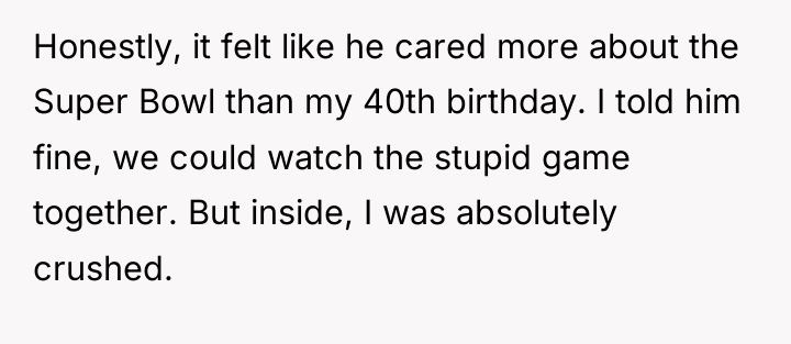 Honestly, it felt like he cared more about the Super...