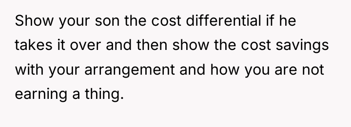 Show your son the cost differential if he takes it...