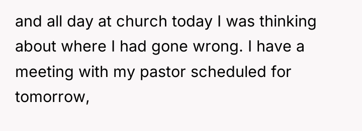 and all day at church today I was thinking about...