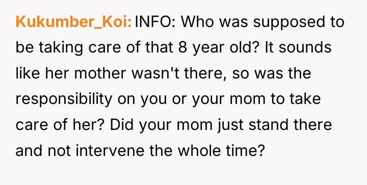 Kukumber_Koi INFO: Who was supposed to be taking care of...