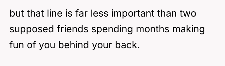 but that line is far less important than two supposed...