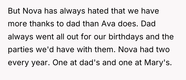 But Nova has always hated that we have more thanks...