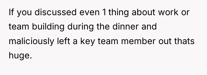 If you discussed even 1 thing about work or team...