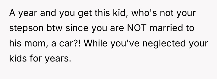 A year and you get this kid, who's not your...
