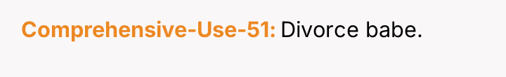 Comprehensive-Use-51 Divorce babe.