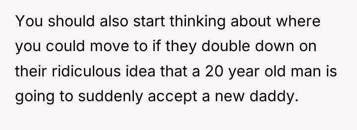 You should also start thinking about where you could move...