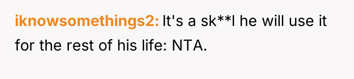 iknowsomethings2 It's a sk**l he will use it for the...