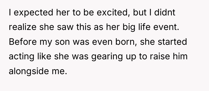 I expected her to be excited, but I didnt realize...
