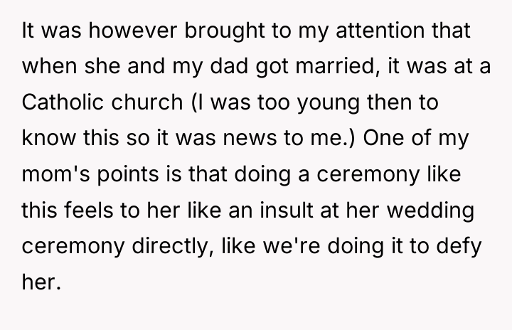 It was however brought to my attention that when she...