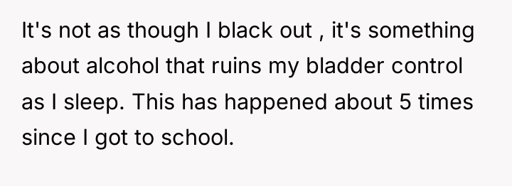 It's not as though I black out , it's something...