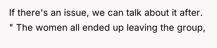 If there's an issue, we can talk about it after....