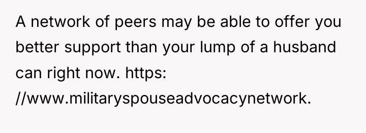 A network of peers may be able to offer you...
