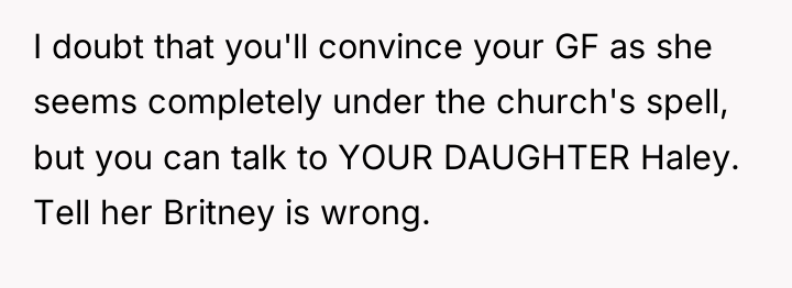 I doubt that you'll convince your GF as she seems...