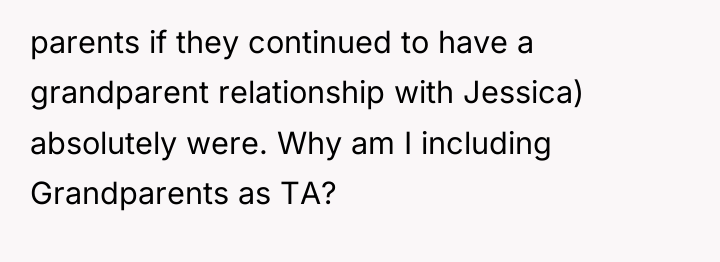 parents if they continued to have a grandparent relationship with...
