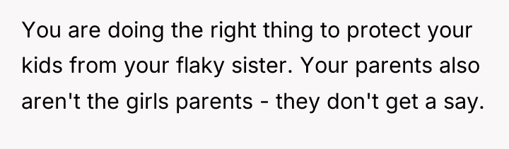 You are doing the right thing to protect your kids...