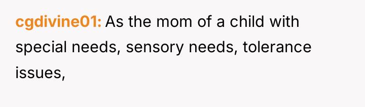 cgdivine01 As the mom of a child with special needs,...