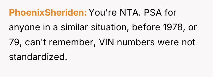 PhoenixSheriden You're NTA. PSA for anyone in a similar situation,...
