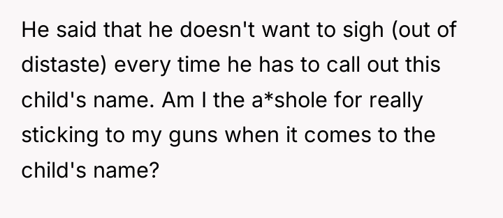 He said that he doesn't want to sigh (out of...