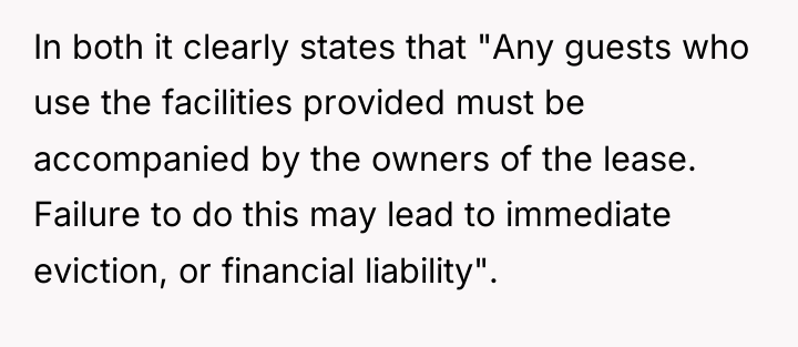 In both it clearly states that "Any guests who use...