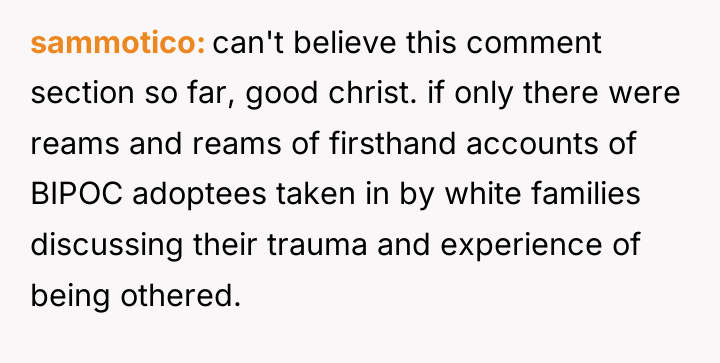 sammotico can't believe this comment section so far, good christ....