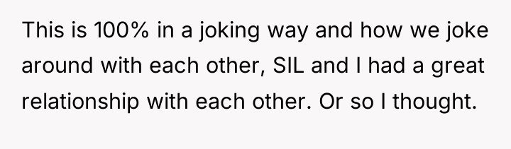 This is 100% in a joking way and how we...