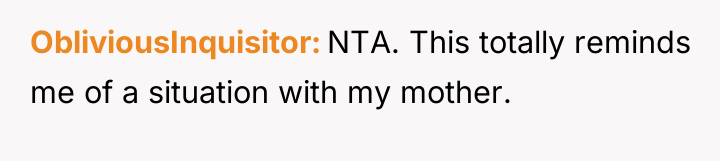 ObliviousInquisitor NTA. This totally reminds me of a situation with...