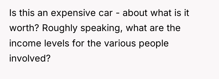 Is this an expensive car - about what is it...