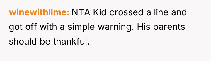winewithlime NTA Kid crossed a line and got off with...