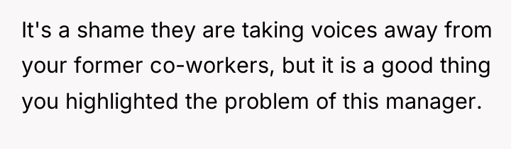 It's a shame they are taking voices away from your...