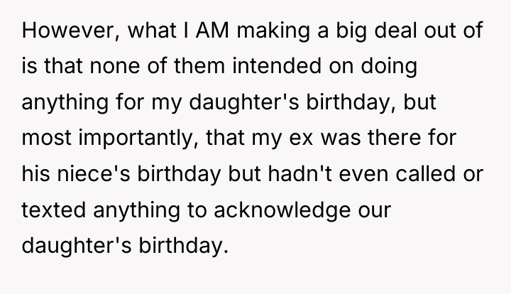 However, what I AM making a big deal out of...