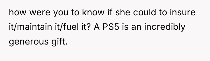 how were you to know if she could to insure...