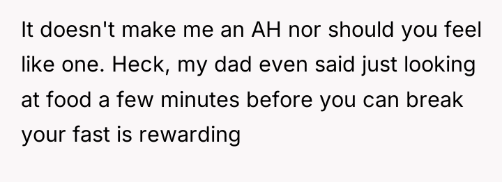 It doesn't make me an AH nor should you feel...