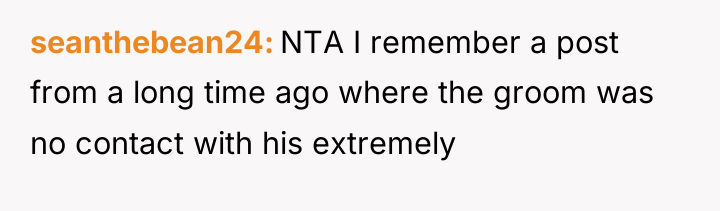 seanthebean24 NTA I remember a post from a long time...