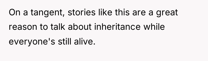 On a tangent, stories like this are a great reason...