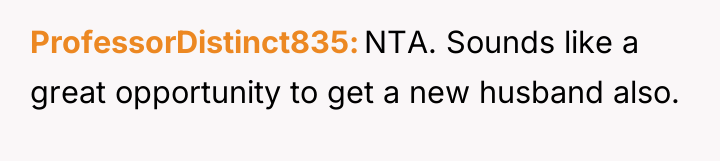ProfessorDistinct835 NTA. Sounds like a great opportunity to get a...