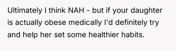 Ultimately I think NAH - but if your daughter is...