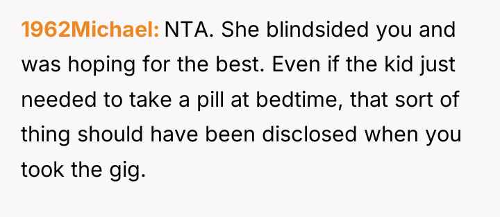 1962Michael NTA. She blindsided you and was hoping for the...